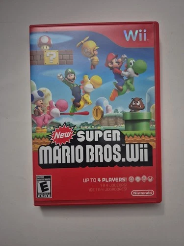 Super Mario Bros. Wii (Nintendo Wii, 2009) - CIB - Includes Case Manual  Tested