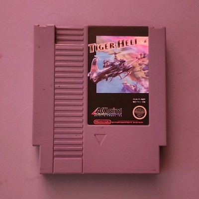 Tiger-Heli (Acclaim) Nintendo NES NTSC-U/C (US/Canada) with Game Pak Intructions