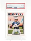 TOM BRADY 2008 TOPPS FOOTBALL NEW ENGLAND PATRIOTS #3 PSA 8 Q6222