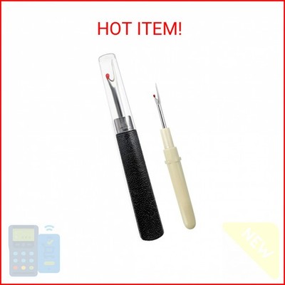 2PCS Seam Rippers, Sharp Sewing Seam Thread Remover Stitch Unpicker with Ergonom