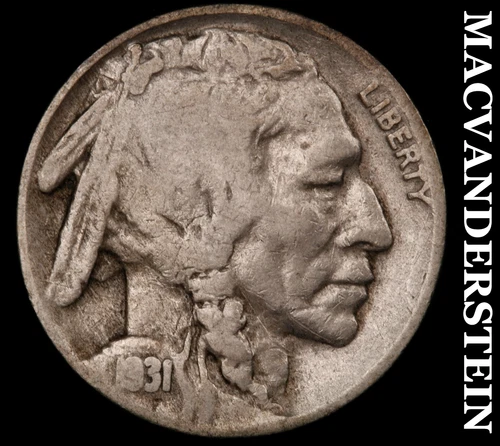 1931-S Buffalo Nickel- Semi Key Better Date No Reserve #J4502