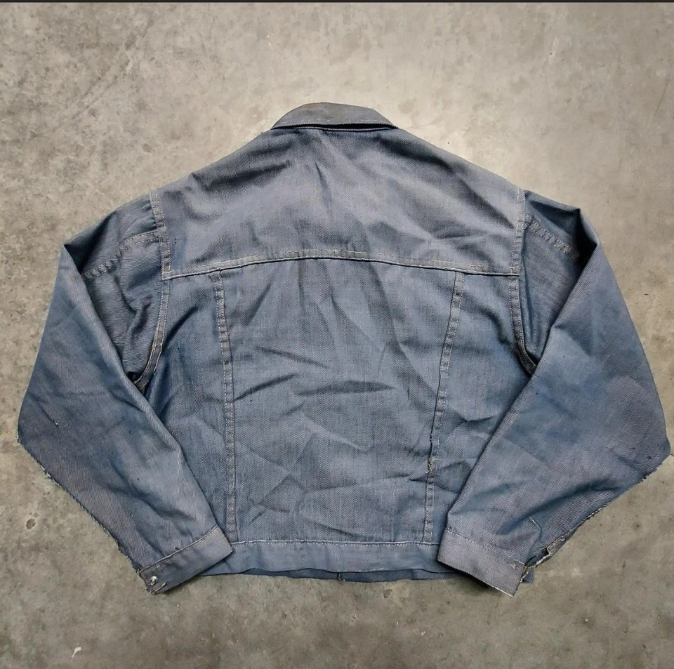 Chaqueta de mezclilla Towncraft JCPenney's de cuatro bolsillos de principios de los 70 verdadera vintage de finales de los 60 y principios de los 70 Foto 3 de 4