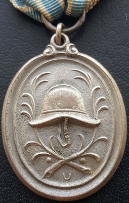  9360  Deutsche Post 1.WK Bayerisches Feuerwehr Ehrenzeichen für 25 Jahre Medaille