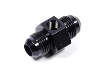 FRAGOLA 495003-BL FRAGOLA Inline Gauge Adapter #8 x #8 Male Black