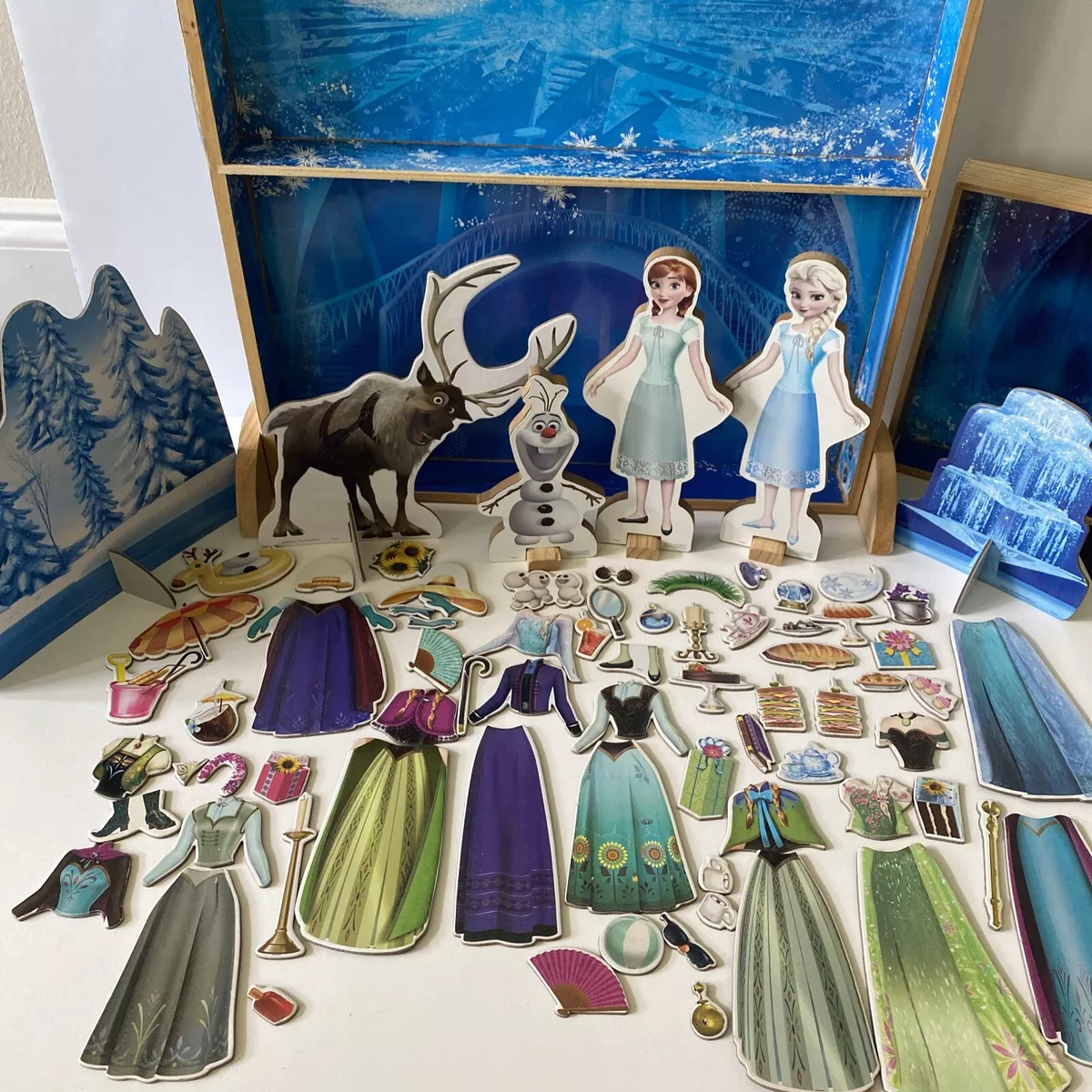 Frozen magnetic dress up hotsell doll