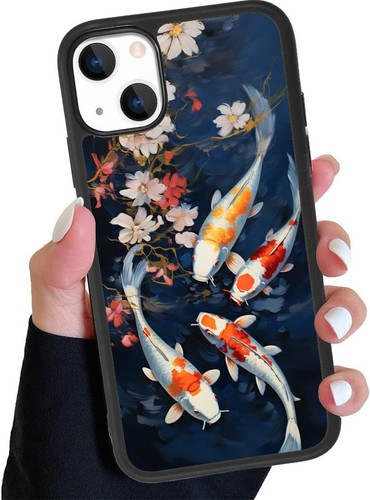 Lotus koi Chinese red For Samsung A15 A16 S23 S24 S25 Ultra FE Anti scratch Case - Bild 17 von 25