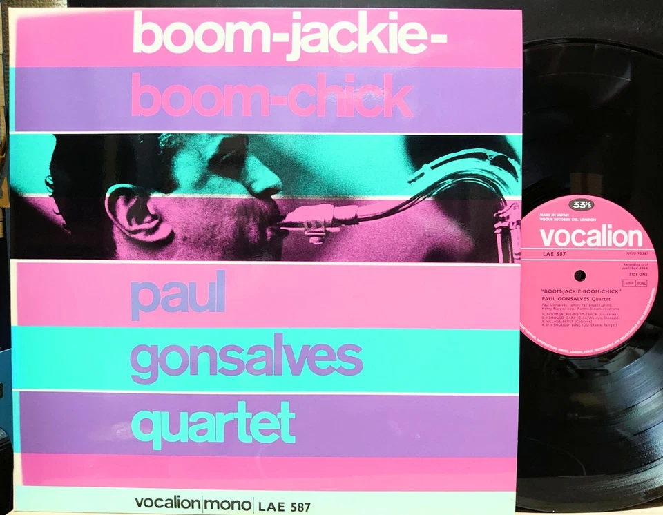 PAUL GONSALVES "BOOM-JACKIE-BOOM-CHICK" VOCALION Japan LP OBI MONO 180g NM/NM - Image 4 of 4