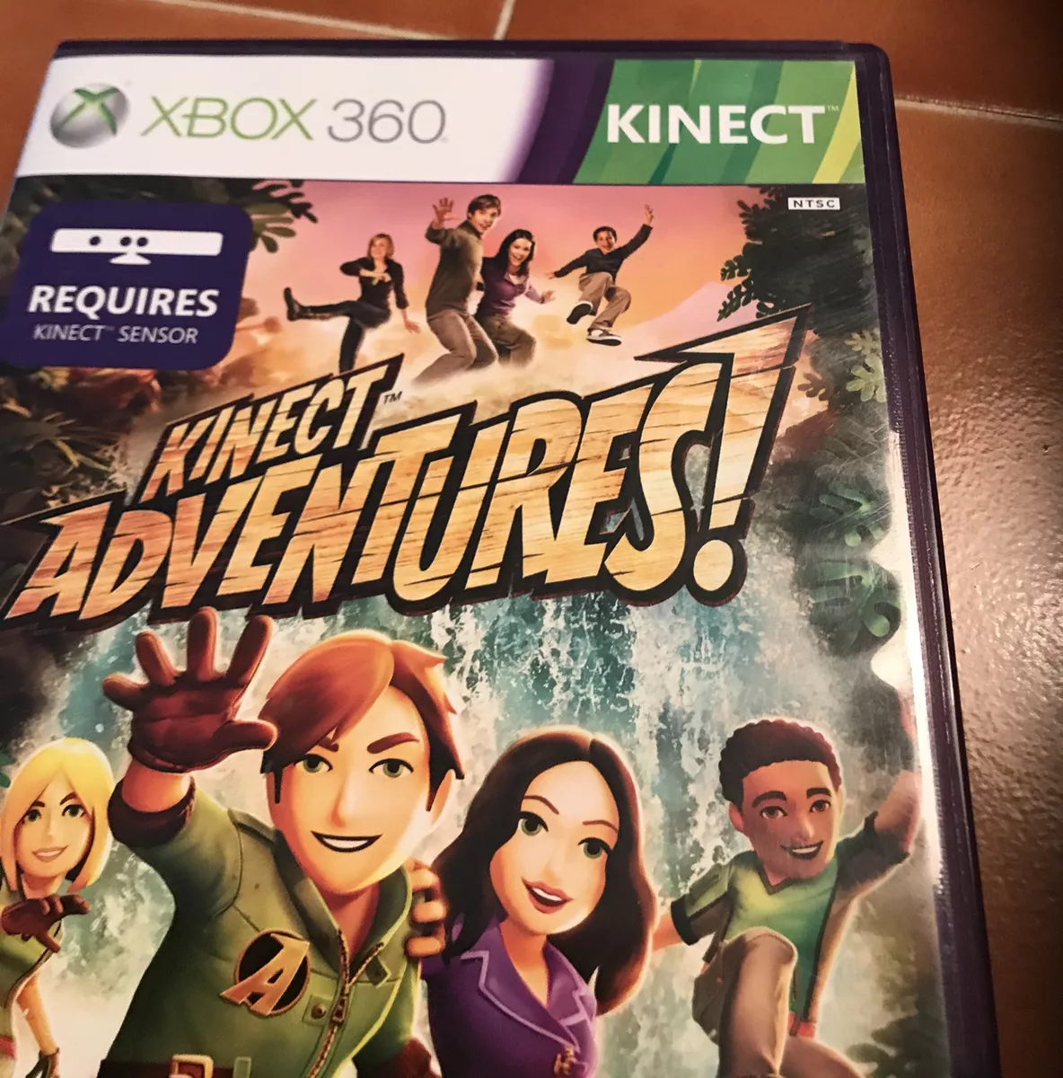 XBOX 360 KINECT ADVENTURES VIDEO GAME REQUIRES KINECT SENSOR RATED E 1-2  PLAYERS