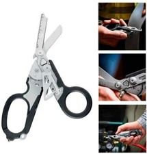 Forbici di Emergenza Raptor Multifunzione con Tagliabordi a Cinghia e Vetro Breaker DF