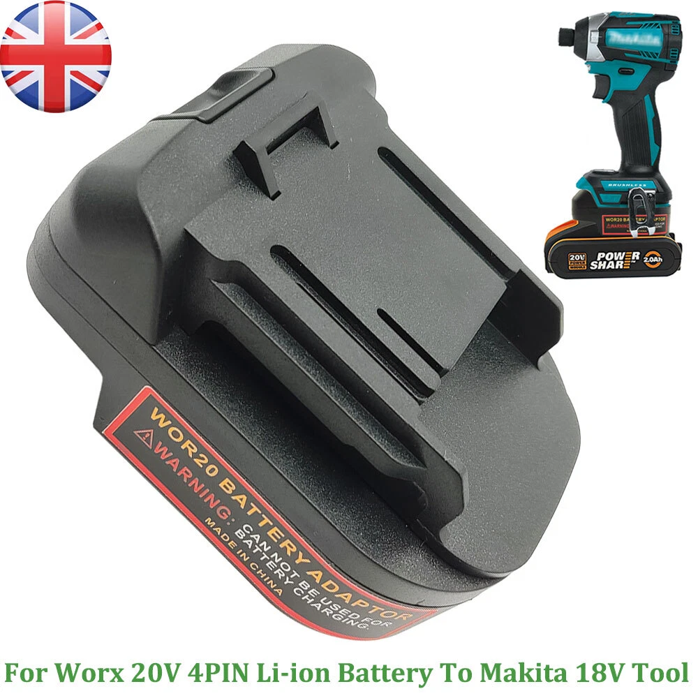 Fit For Worx 20V Battery To For Makita 18V Battery Tools Power