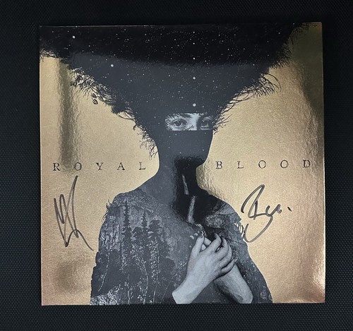 SIGNED ROYAL BLOOD-2 LP GOLD Vinyl, ROYAL BLOOD 10TH ANNIVERSARY ✅ - Picture 3 of 7