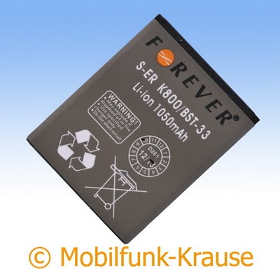 Akku f. Sony Ericsson M600i 1050mAh Li-Ionen (BST-33)