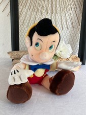 625⚜️ Ancienne Peluche Doudou Pinocchio Disney Hauteur 28 Cm Vintage
