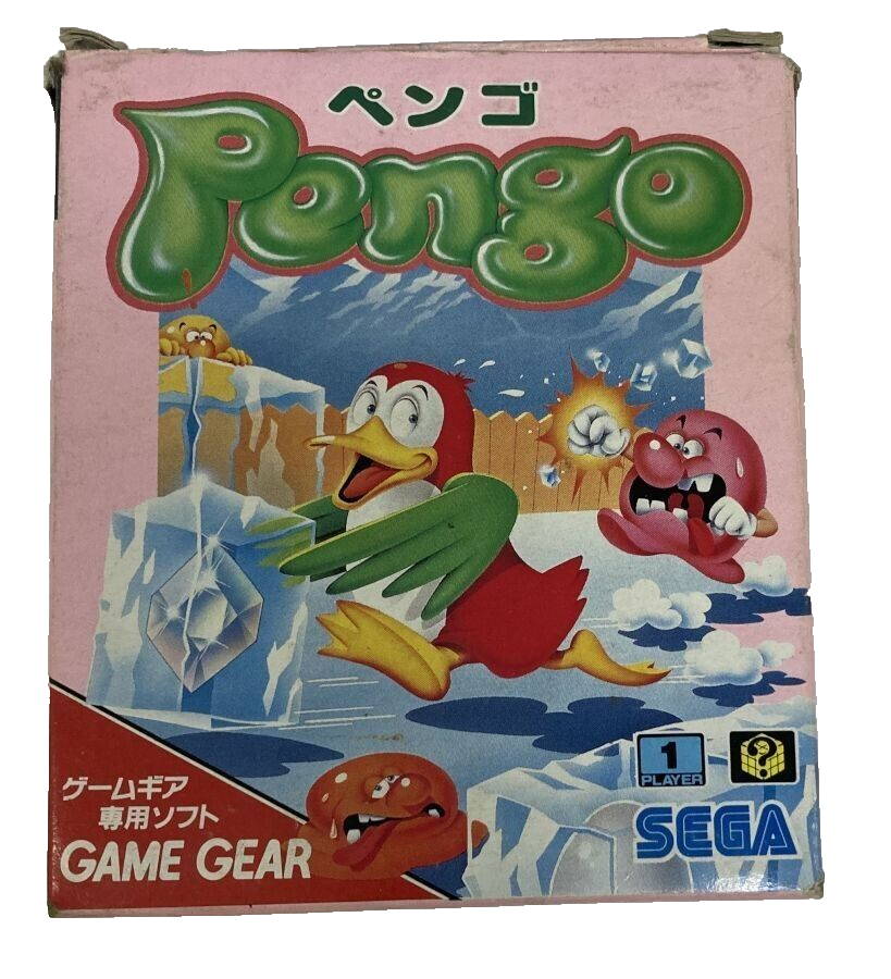 Sega Game Gear Pengo Japanese Ver. GG W/ box manual | eBay