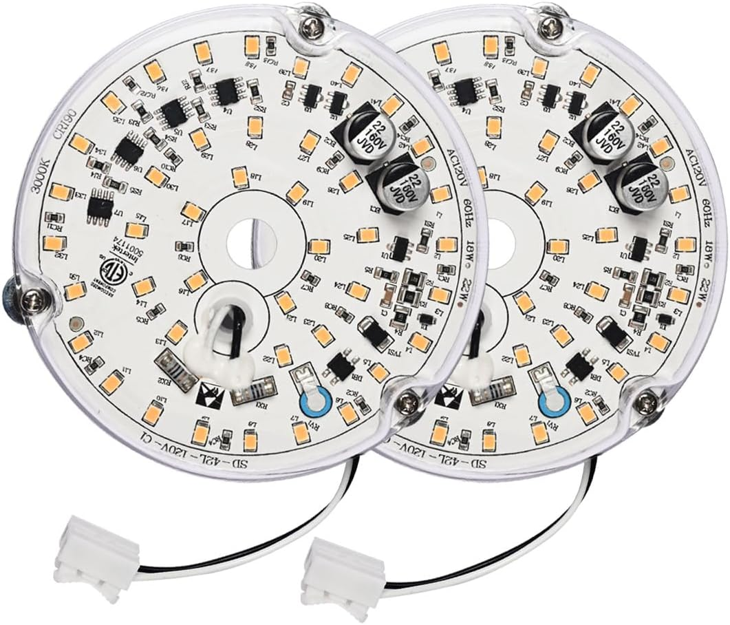 3.93 Inch Ceiling Fan LED Light Replacement Kit Retrofit Bulb-image