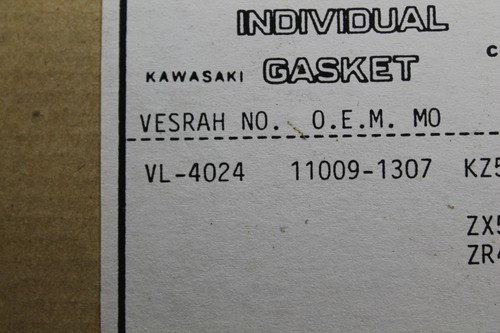 1993 KAWASAKI ZEPHYR 550 ZR550 CLUTCH COVER GASKET (KTG41) - Picture 6 of 6