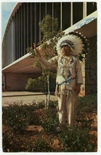 1961 POSTCARD OK VINATA OKLAHOMA GLASS HOUSE Restaurant over the road M. Teehee