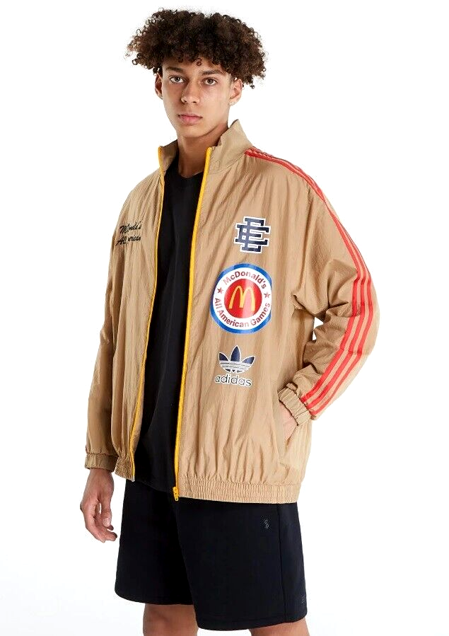 ADIDAS X ERIC EMANUEL McDONALDS ALL-AMERICAN JACKET SIZE M NEW W