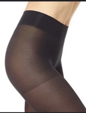 Naturalizer Perfectly Flawless Sheer Control Top Size A Hosiery in Black New.