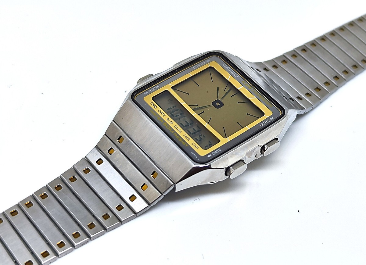 VINTAGE WATCH CASIO AE-90W-9. QW.187.JAPAN. AÑO.1984. 2 WAY