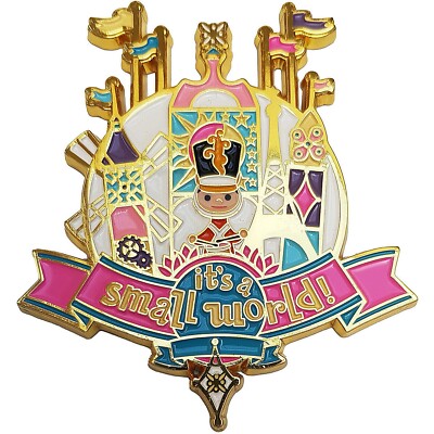 Disneyland Paris It's A Small World Kühlschrankmagnet Disney Parks Attraktion Metall