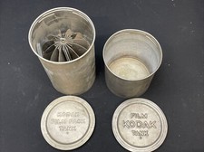 Vintage 1930s Metal Eastman Kodak Camera Film Developing Tank  cases