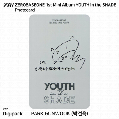 ZEROBASEONE ZB1 Youth In The Shade Digipack Ver Official Photocard