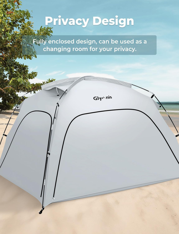 Beach Tent 34 Person, Large Beach Tents Shelters for Adults, Portable