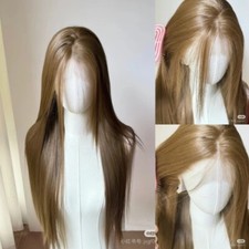 Brown Wig 13 4 Lace Front Wig Straight Hair Heat Resistant Synthetic Wig Cosplay