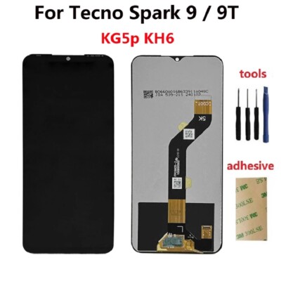 For Tecno Spark 9 KG5p Display Screen LCD Touch Digitizer Replacement 9T KH6