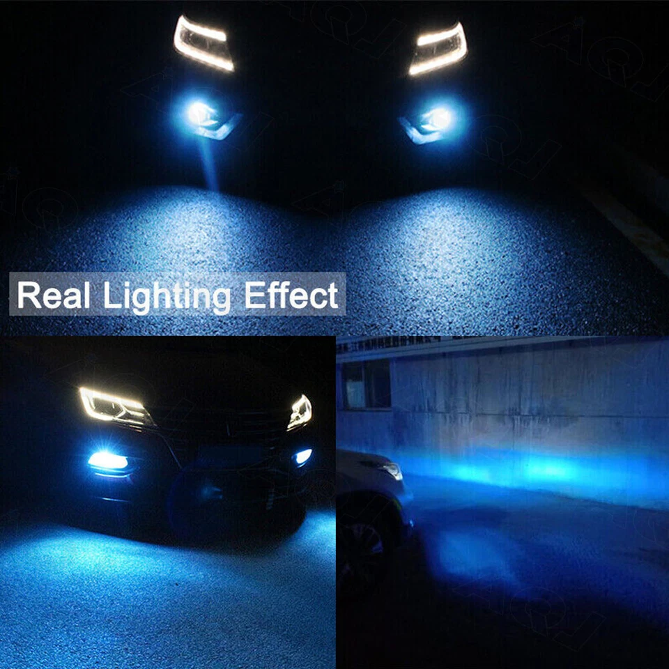 Pair of Front blue LED Fog Driving Lamp Light For Mercedes Benz CLK E ML Class - Изображение 2 из 4