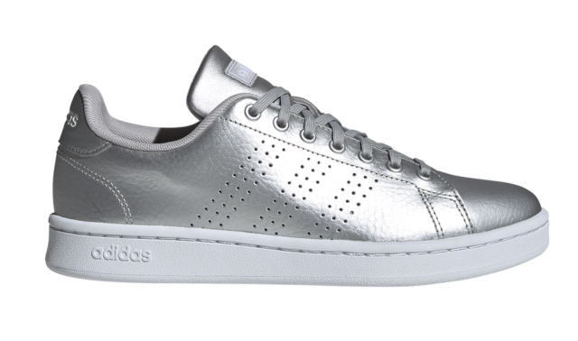 Size 8.5 - adidas Advantage Silver 2019 
