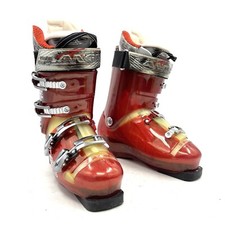 Lange Fluid 120 Red Downhill Ski Boots Men's Size Mondo 27