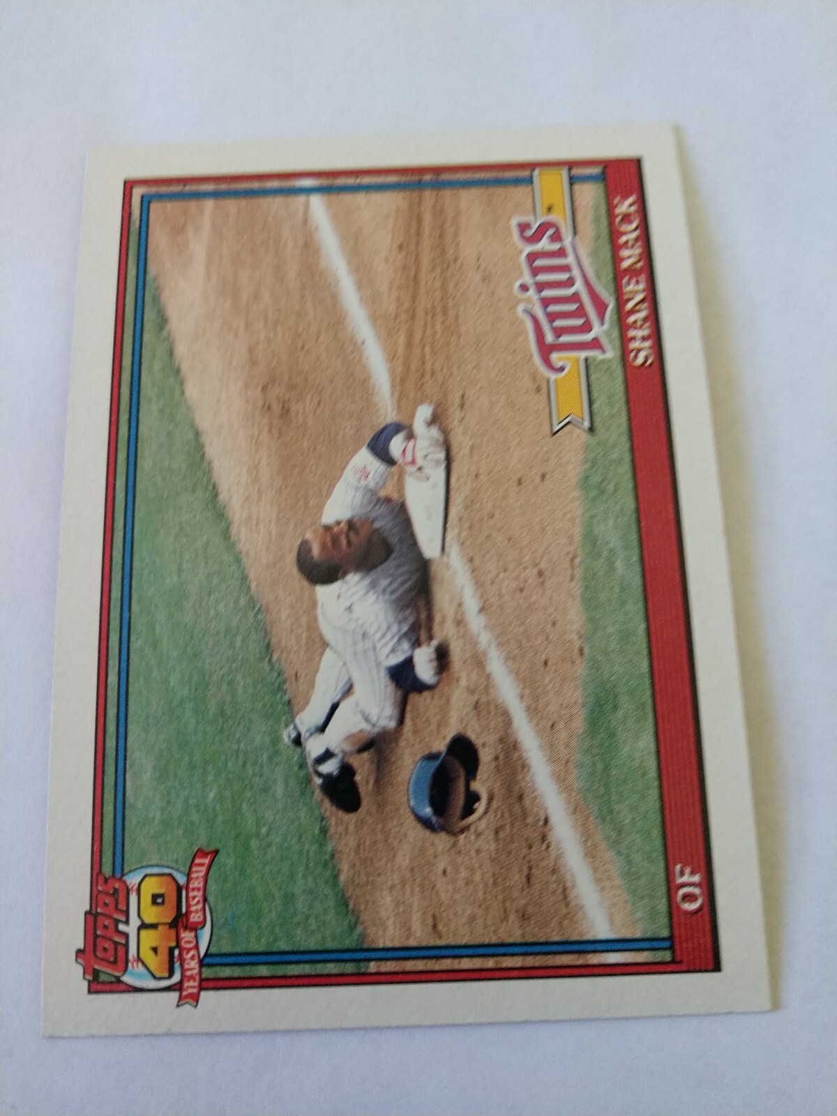 SHANE MACK MINNESOTA TWINS #672 - TOPPS NM-MT 1991