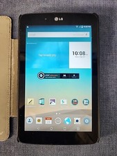 LG G Pad 7.0 16GB Black V410 Tablet AT T Bundled Incipio Leather Case Works u-1D
