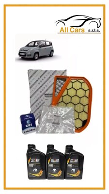 KIT TAGLIANDO FILTRI UFI OLIO SELENIA K 5W40 FIAT PANDA 500 1.4 100HP BENZINA - Foto 5