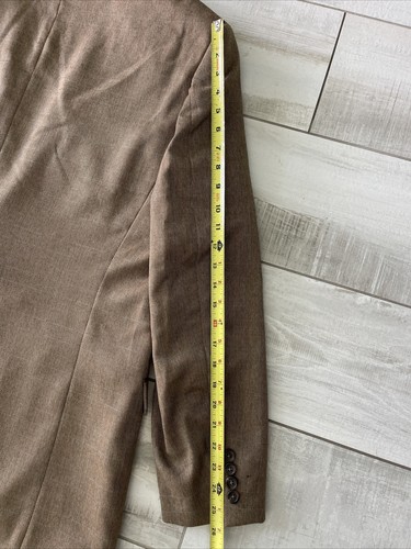 Chaps Herren beige hellbraun kariert 46L Blazer Sportmantel neu mit Etikett NEU! - Bild 10 von 13