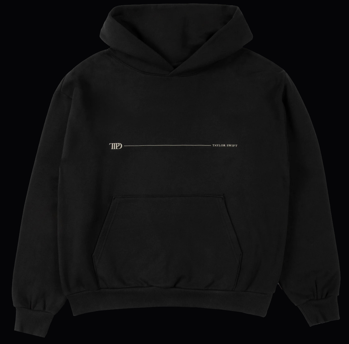 The Tortured Poets Department Spotify Exclusive Black Hoodie - XS image 3