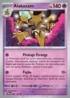 Carte Pokémon Alakazam 082/167 EV06 Mascarade Crépusculaire Rare en Français