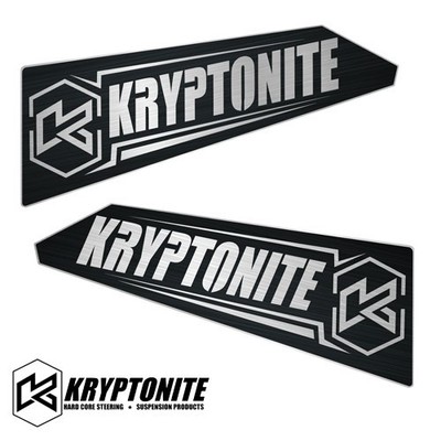 2 Kryptonite Control Arm Replacement Logo Name Plates KRUCA11 KRUCA20 - 11-26 GM