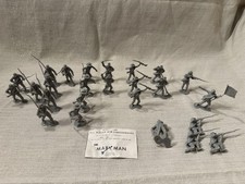 25 Marx Re-Issue Re-Marx 1st Series ACW Confederates Civil War 10 Poses 54mm
