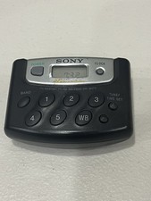 Sony Walkman SRF-M37V Portable AM/FM Weather Band Radio Belt Clip Tested Working