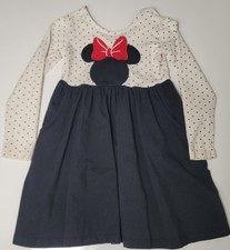 Disney Collection by Hanna Andersson Minnie Mouse Long Sleeve SkaterDress Size 5