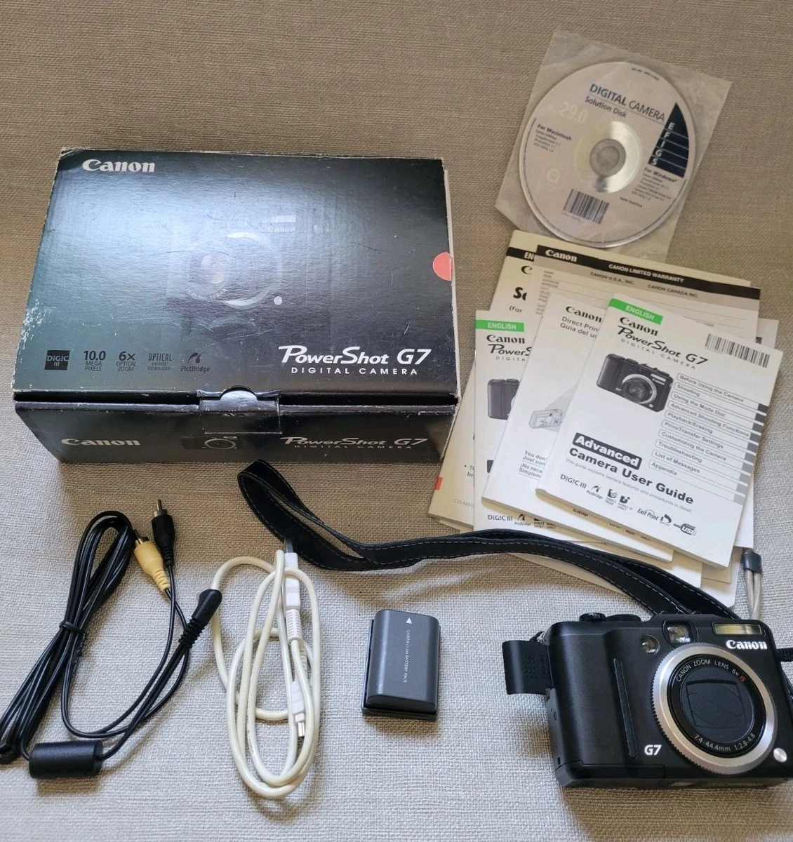 Las mejores ofertas en Cámaras digitales Canon PowerShot G7