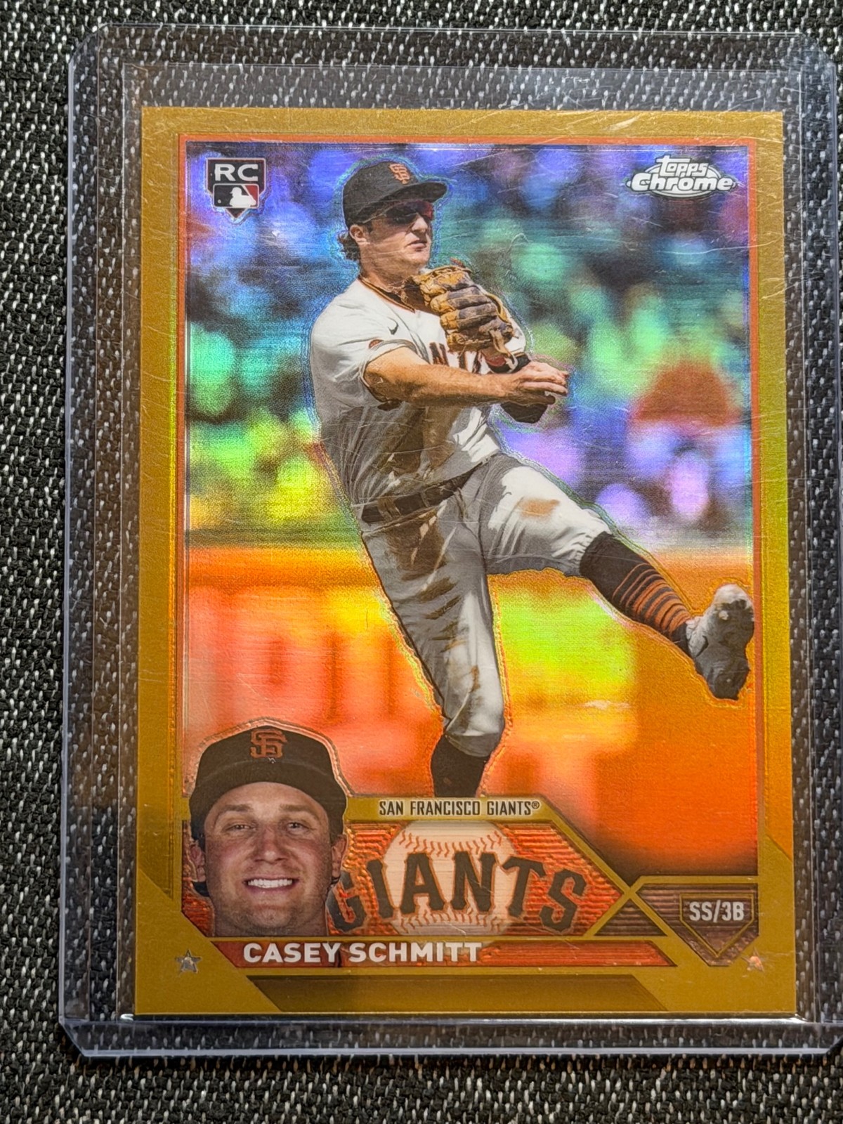 2023 Topps Chrome Update #USC169 Casey Schmitt Gold #/50