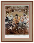 WALTER PAYTON SIGNED 22x28 WHATEVER IT TAKES LITHOGRAPH #1034/2434 STEPHEN DOIG
