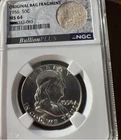 1956 Franklin Half Dollar Original Bag Fragment MS63 NGC Bullion Plus Chase