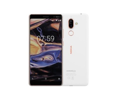 Nokia 7 Plus Dual SIM 4/64GB LTE 5,2'' TA-1046 Weiß Simlockfrei | Sehr gut