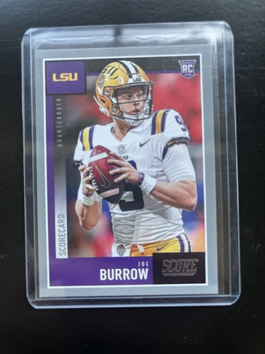 2020 Score - Rookies Joe Burrow #360 Scorecard (RC)