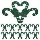  12 Pcs Weihnachts-Zuckerstangen-Tischdekoration Zuckerstangen-Besteckhalter